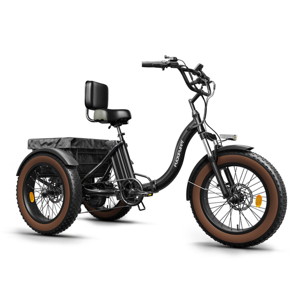 PUCKIPUPPY Electric Tricycle for Adults 960W Rear Motor 55Miles Range 20mph Max Speed 20