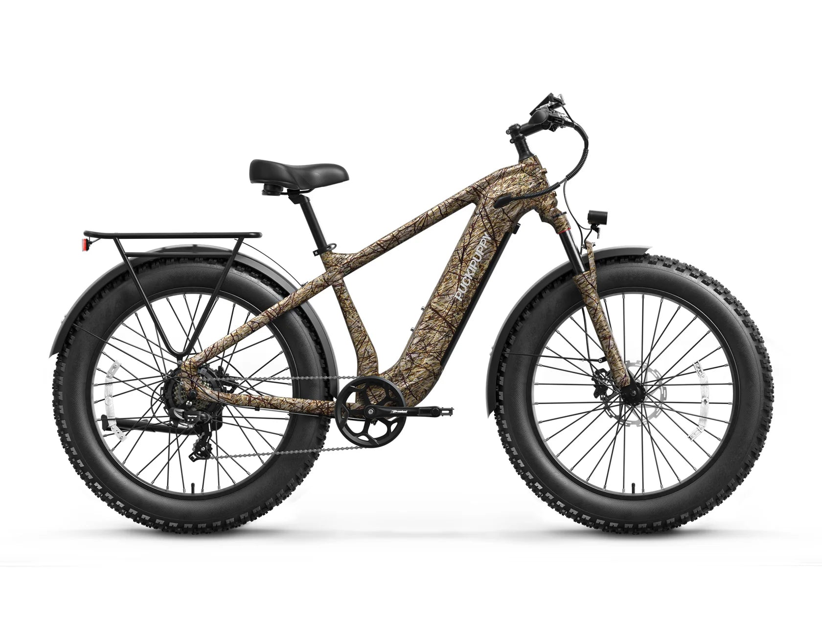 PUCKIPUPPY Electric Bike for Adults 28mph Top Speed 60Miles Max Range 960W Peak 26
