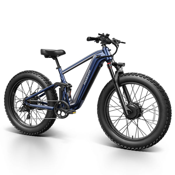 PUCKIPUPPY Dual Motor Electric Bike for Adults 1600W Peak up to 80Miles Range 28mph Max Speed 26