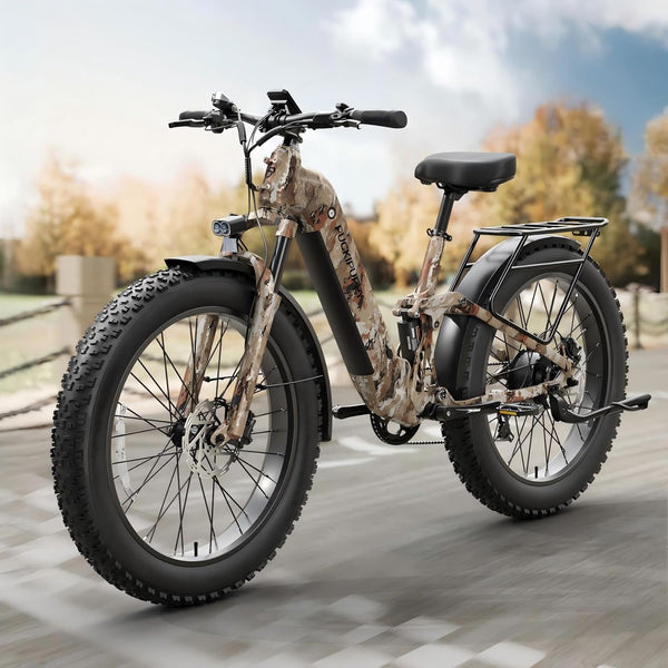 PUCKIPUPPY Electric Bikes for Adults 26