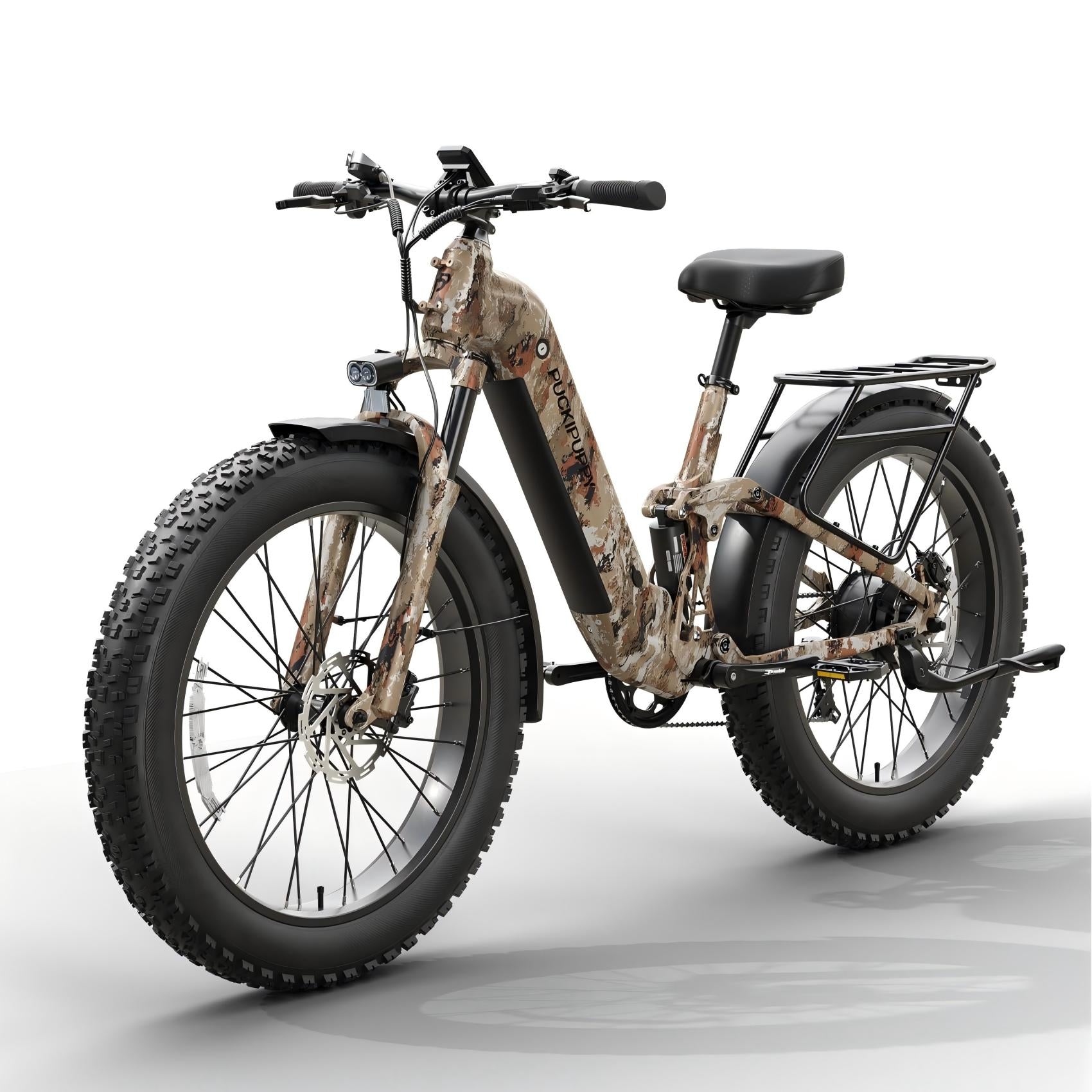 PUCKIPUPPY Electric Bikes for Adults 26