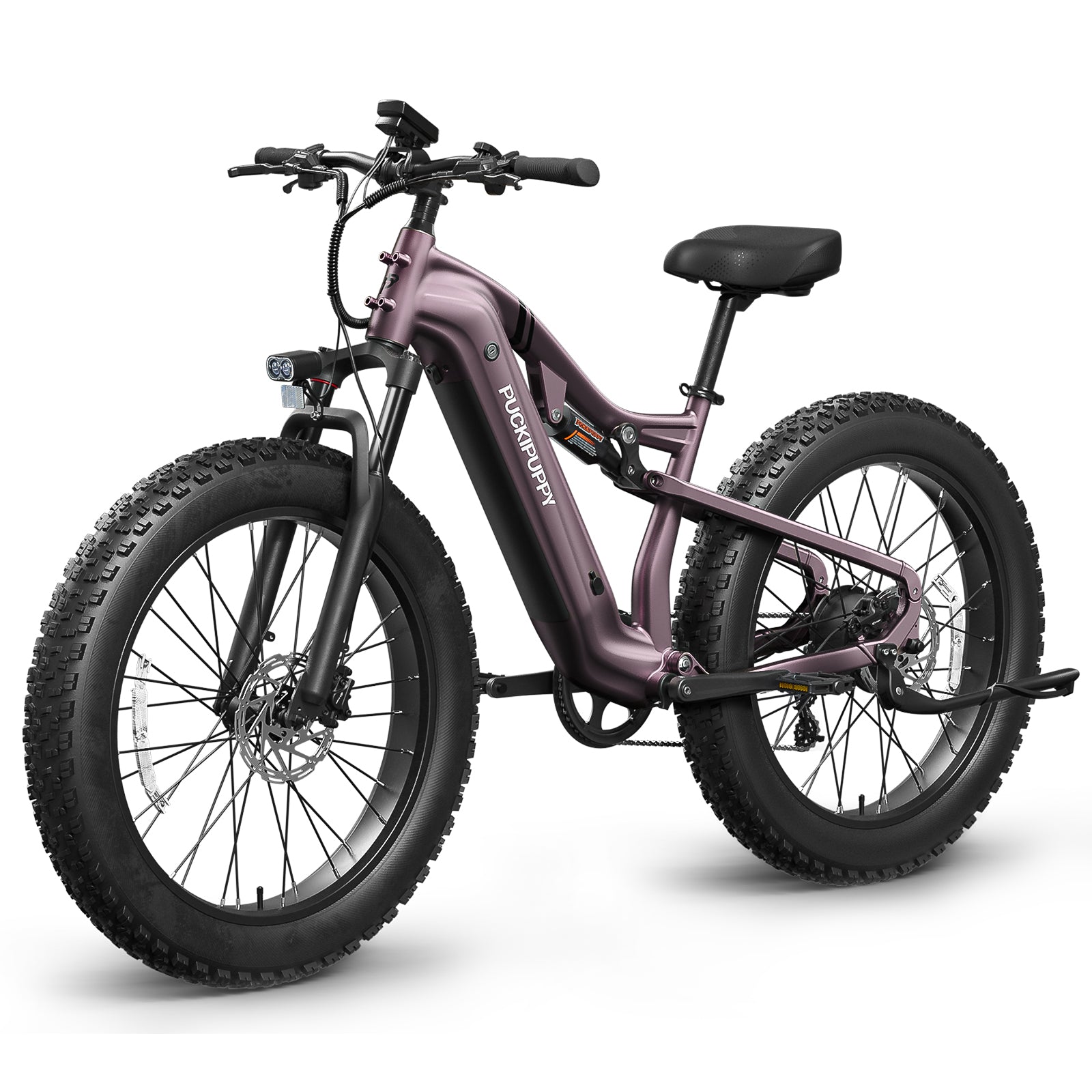 PUCKIPUPPY Electric Bikes for Adults 28 mph 1350W Peak 26