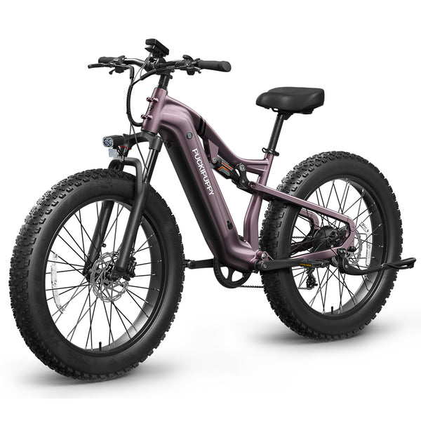 PUCKIPUPPY Electric Bikes for Adults 28 mph 1350W Peak 26